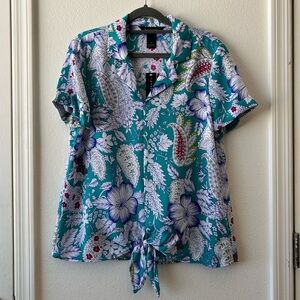 Investments Floral Blouse